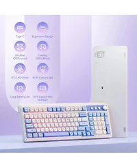 Lofree Tri Mode Wireless Wired Macro Programmable Gaming Keyboard