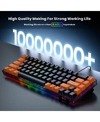 Lofree 65% Ultra-Compact Wired Anti-Ghosting Gaming Membrane Keyboard