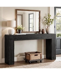 Tribesigns 63" Solid Wood Console Table
