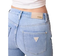Guess Women's Straight-Leg Mid-Rise Cotton-Blend Denim Jeans
