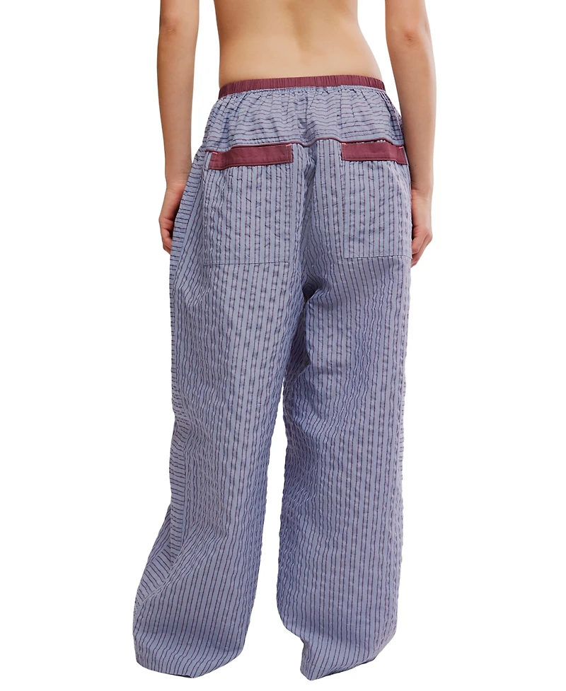 Free People Women's Cross My Heart Lounge Seersucker Pants