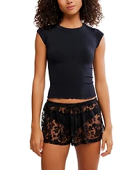 Free People Women's So Soft Seamless Fitted Baby Tee