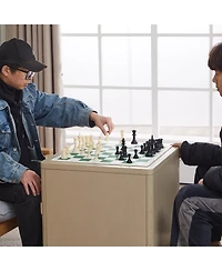 Slickblue Tournament Portable Weighted Pieces Chess Set, Ages 5+