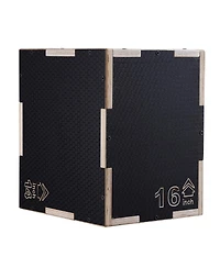 Vevor // Inch 3 in 1 Plyometric Jump Box Fitness Exercise Plyo Box Wooden