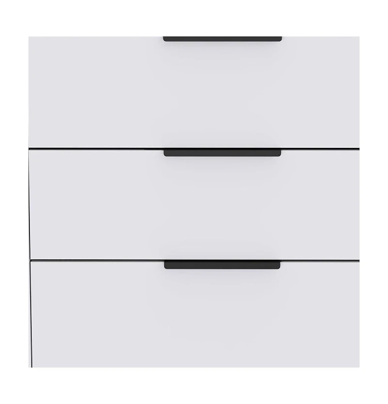 HomeRoots 28" Three Drawer Standard Chest