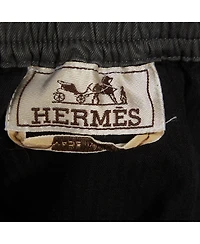 Pre-Owned Hermes Men's Cotton Gabardine Elastic Shorts