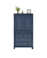 Streamdale Furniture Freestanding Large Kitchen Pantry Tall Storage Cabinet