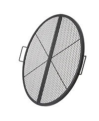 Vevor 36" Foldable Round Cooking Fire Pit Grill Grate X-Marks Heavy-Duty Steel
