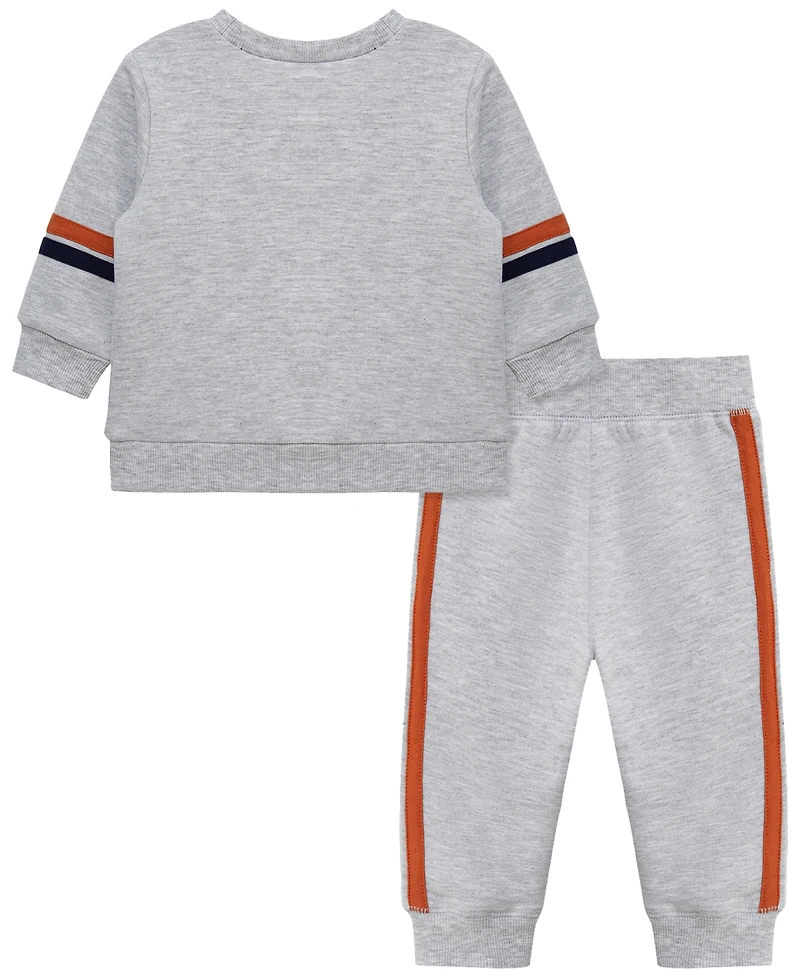 Little Me Baby Boys' Game Day Graphic Sweatshirt and Pants, 2-Piece Set