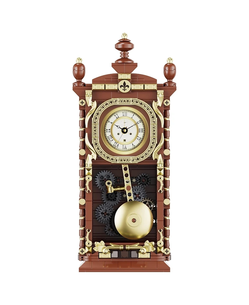 Contixo BK12 Retro Pendulum Clock 751-Piece Building Set with Quartz Clock Component, Ages 8+