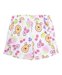 Winnie the Pooh Toddler Girls' 2-Piece T-Shirt and Shorts Set