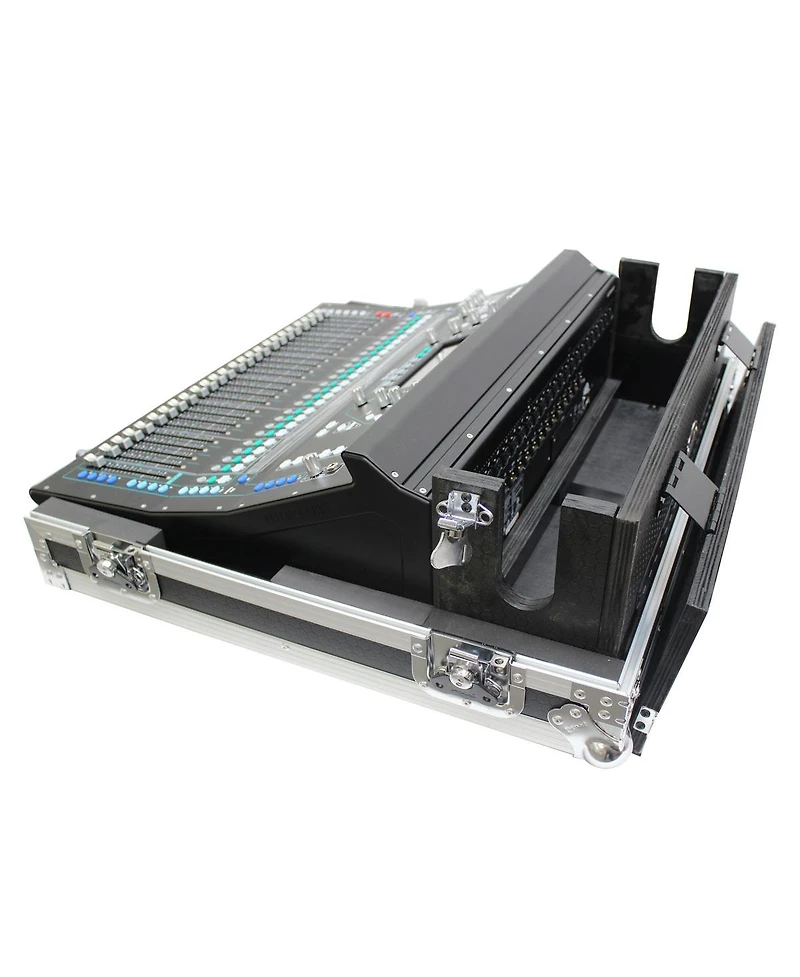 ProX Xs-AHSQ7DHW Doghouse Cable Storage, 4" Wheels Flight Case for Allen & Heath SQ7