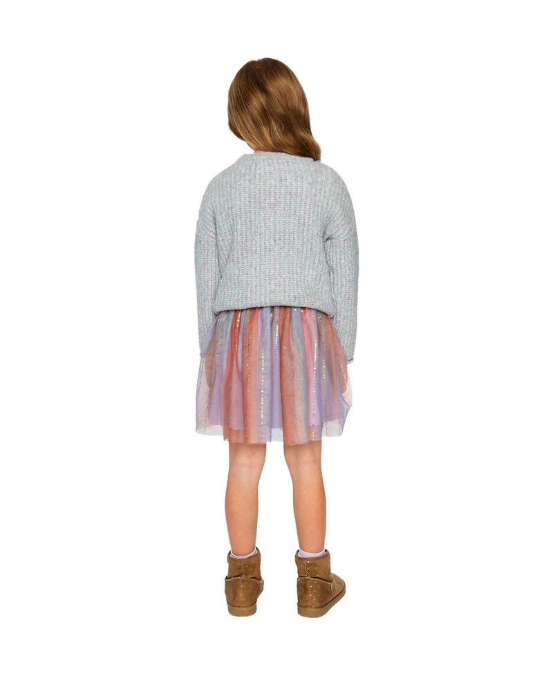 Deux par Toddler Girls (2T-5T) Poodle Sweater