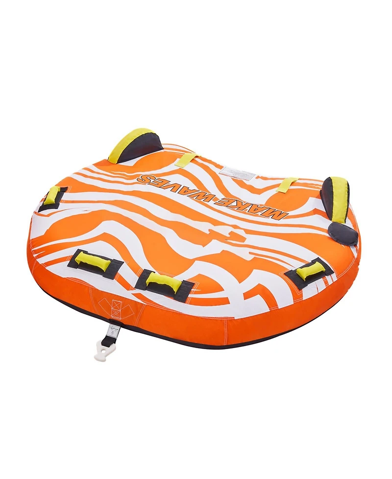 Hongge 56.7 in Inflatable Towable Tube with Stabilizing Fins