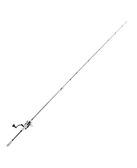 Hongge Two-Piece IM6 Spinning Rod and Reel Combo 6.5 ft with Eva Handle and Reversible Left or Right Crank