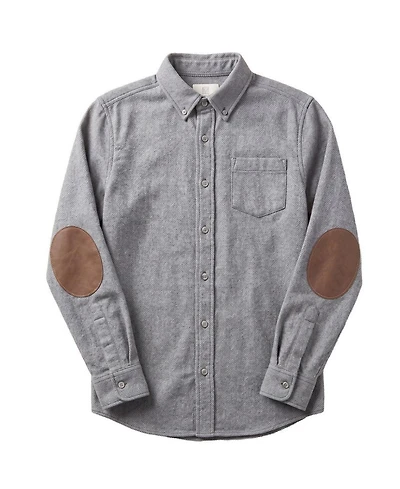 Hope & Henry Little and Big Boys' Xxs - Xl Organic Long Sleeve Flannel Shirt