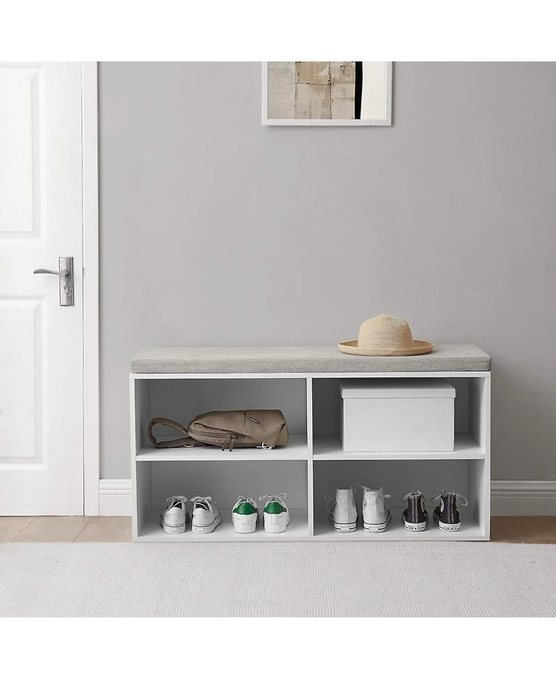 DormCo Yak About It Double Seater Storage Bench with Top Cushion