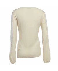 Pre-Owned Emilio Pucci Women's Lace-Detail Knit Sweater