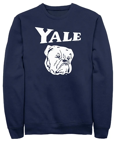 Fifth Sun Men's Yale Bulldogs Mascot Logo Graphic Crewneck Sweatshirt