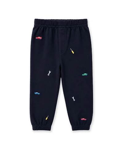 Florence Eiseman Toddler Boys (2T - 5) French Terry Jogger with Cars and Tools