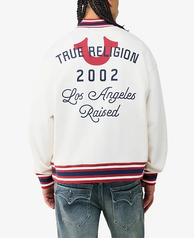 True Religion Men's Raised Los Angeles Terry Sweatshirt