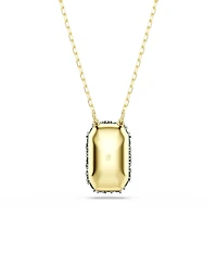 Swarovski Gold-Tone Plated Green Crystal Necklace