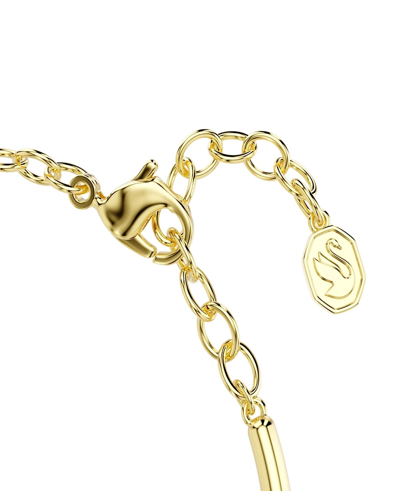 Swarovski Gold-Tone Plated Green Crystal Bracelet