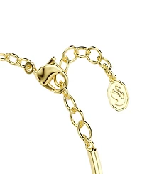 Swarovski Gold-Tone Plated Green Crystal Bracelet