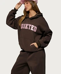 Edikted Women's Glow Rhinestone Hoodie