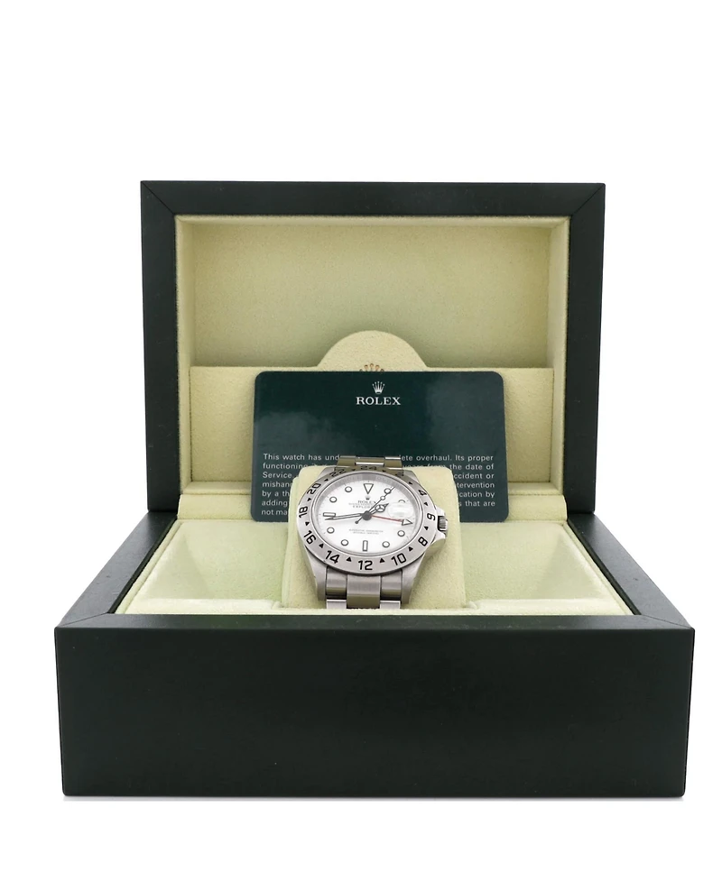 Pre-Owned Rolex Oyster Perpetual Explorer Ii Automatic Watch in Stainless Steel 40mm