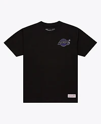 Mitchell & Ness Men's Black Los Angeles Lakers Airbrush T-Shirt