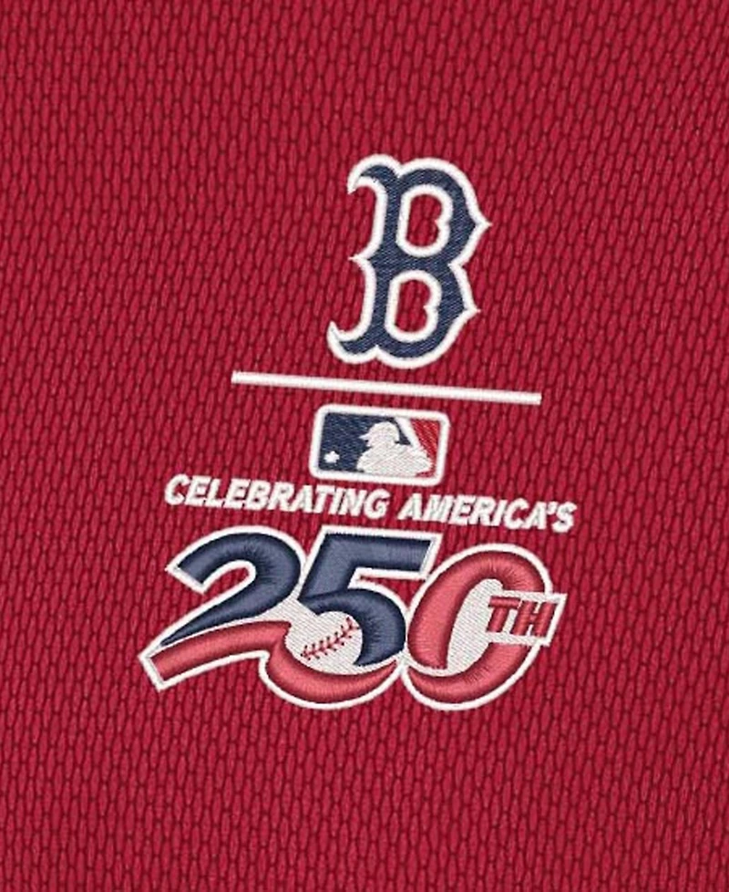 Antigua Men's Red Boston Sox Celebrating America's 250th Ellipse Polo Shirt