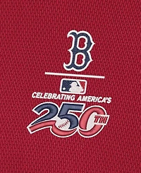 Antigua Men's Red Boston Sox Celebrating America's 250th Ellipse Polo Shirt