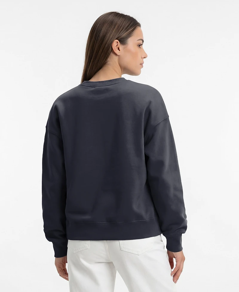 Champion Women's Atlanta Braves All-Star Relaxed-Fit Crew Neck Sweatshirt