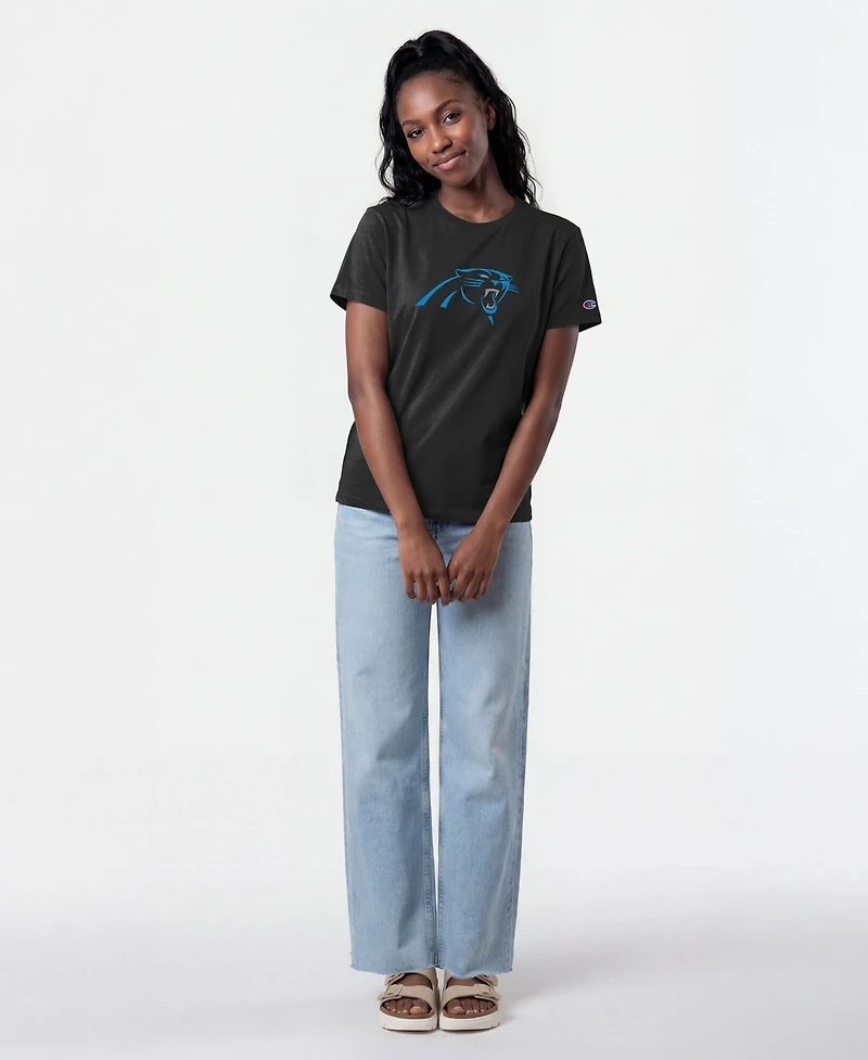 Champion Women's Carolina Panthers Crewneck T-Shirt