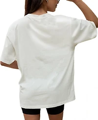 Gameday Couture Women's Cream San Diego State Aztecs Unity Oversized T-Shirt