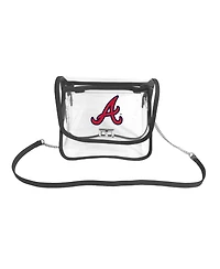 Logo Brands Atlanta Braves Sideline Clear Purse