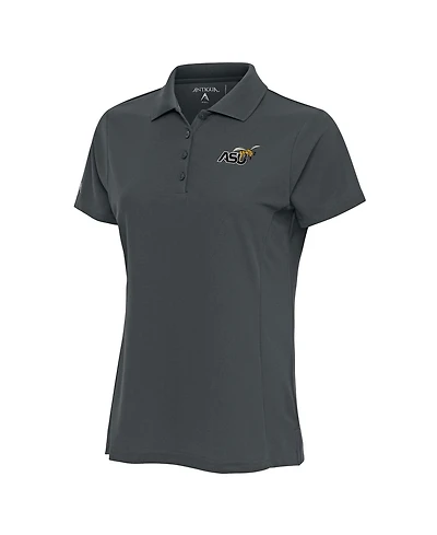 Antigua Women's Pewter Alabama State Hornets Legacy Pique Polo Shirt