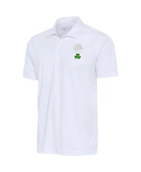 Antigua Men's White Chicago Blackhawks Shamrock Tribute Polo Shirt