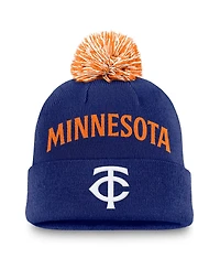 Nike Men's Royal Minnesota Twins Peak Cuffed Pom with Knit Hat