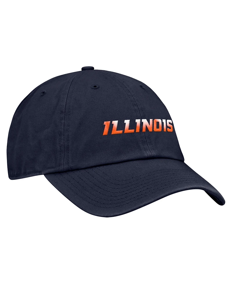 Nike Men's Navy Illinois Fighting Illini Club Adjustable Hat
