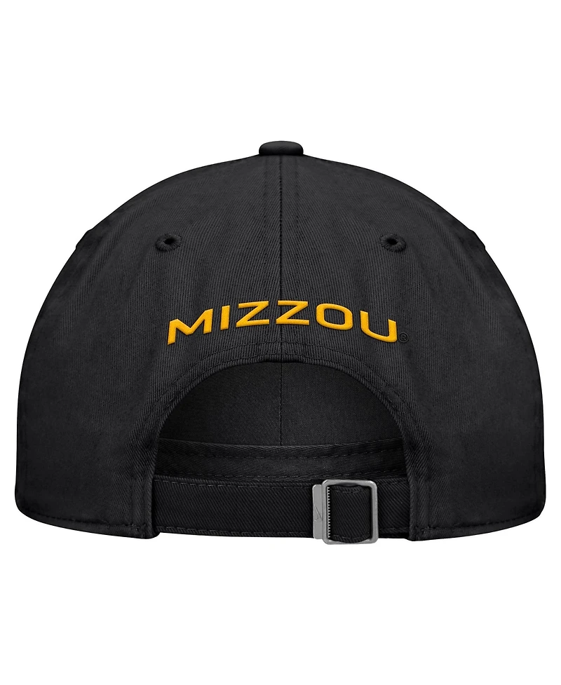 Nike Men's Black Missouri Tigers 2026 Sideline Club Adjustable Hat