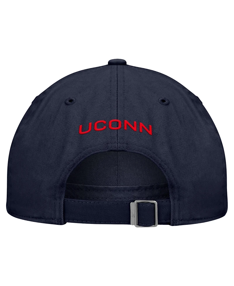 Nike Men's Navy UConn Huskies 2026 Sideline Club Adjustable Hat