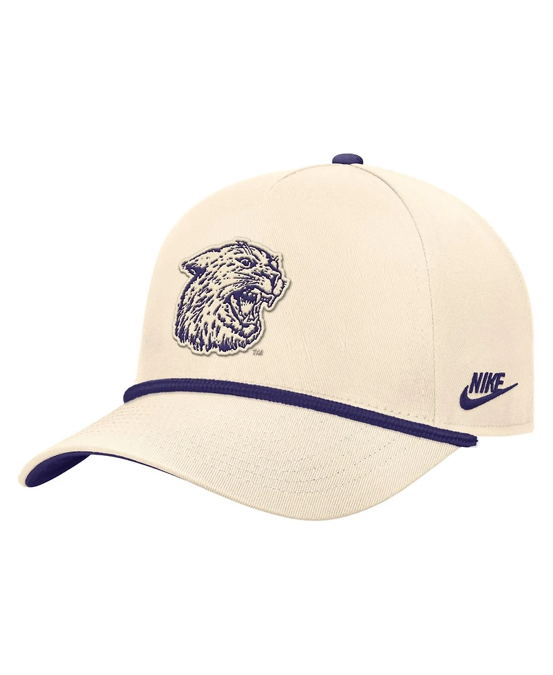 Nike Men's Natural Kansas State Wildcats Vintage Rope Rise Adjustable Hat