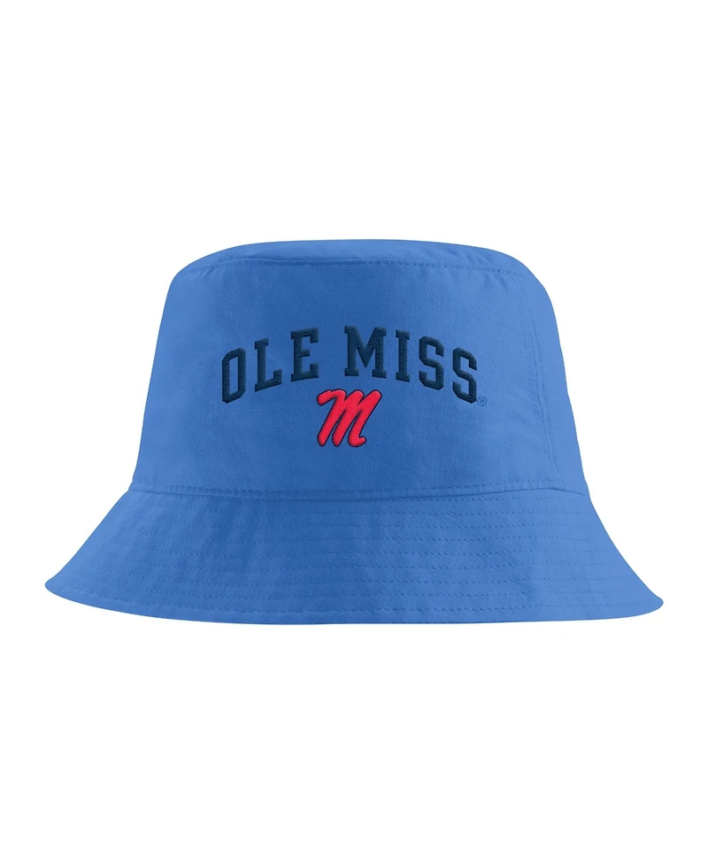 Nike Men's Powder Blue Ole Miss Rebels Apex Striped Bucket Hat