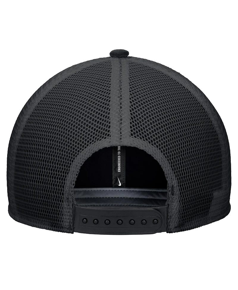Nike Men's Black LA28 Summer Paralympics Retro Stripe Rise Adjustable Trucker Hat