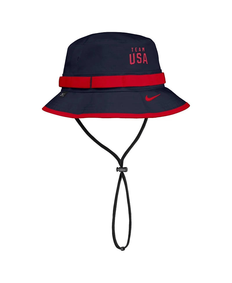 Nike Men's Navy Team Usa Apex Boonie Dri-fit Bucket Hat