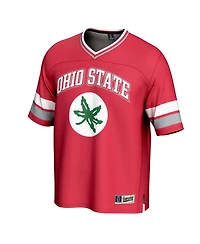 Gameday Greats Men's Scarlet Ohio State Buckeyes Spirit Football Jersey