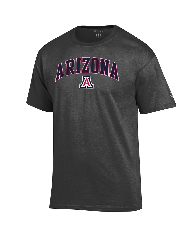 Champion Men's Champion Charcoal Arizona Wildcats Arched Logo T-Shirt