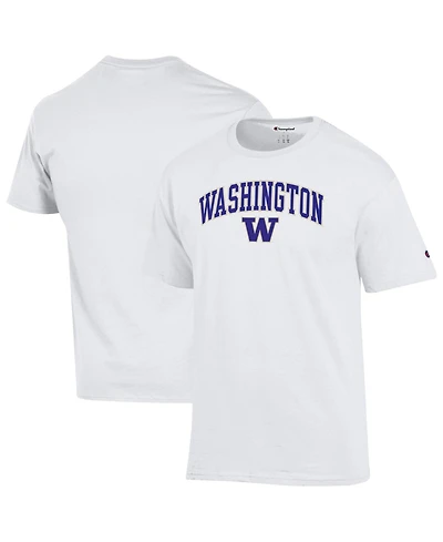 Champion Men's Champion White Washington Huskies Arch Over Logo T-Shirt